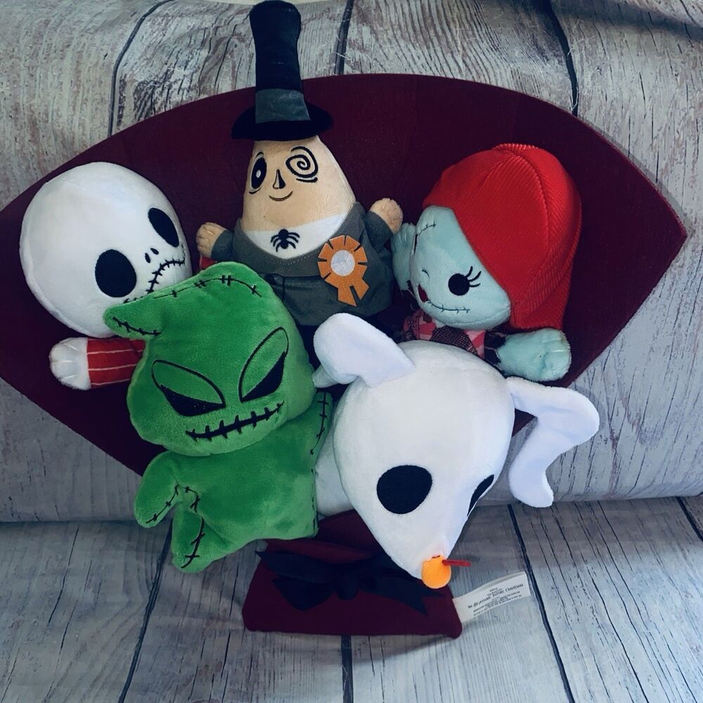 Disney Nightmare Before Christmas Plush Bouquet Jack Sally Zero Oogie Mayor 17"